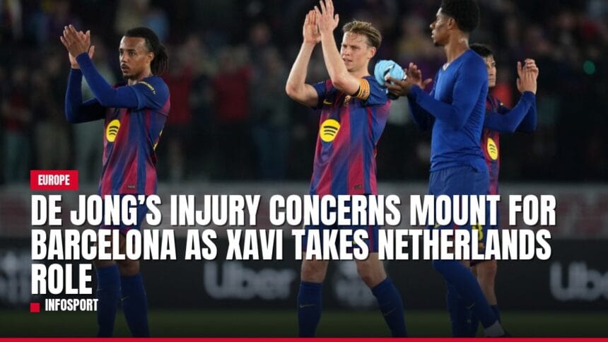 de jong’s injury concerns mount for barcelona as xavi takes netherlands role — news card