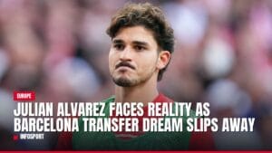 julian alvarez faces reality as barcelona transfer dream slips away — news card
