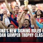 barcelona’s new signing ruled out from joan gamper trophy clash — news card