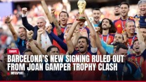 barcelona’s new signing ruled out from joan gamper trophy clash — news card