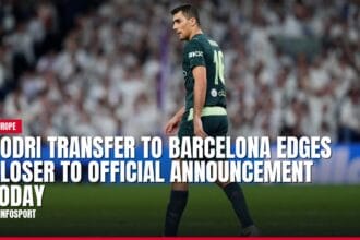 rodri transfer to barcelona edges closer to official announcement today — news card