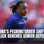 barcelona’s pecking order shifts as hansi flick benches senior defender — news card