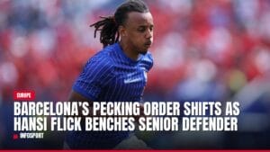 barcelona’s pecking order shifts as hansi flick benches senior defender — news card