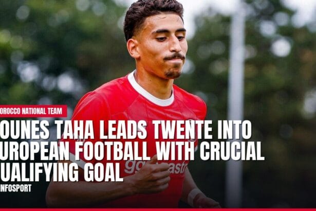 younes taha leads twente into european football with crucial qualifying goal — news card
