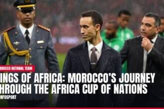 Crown Prince Moulay El Hassan at a football event with officials.