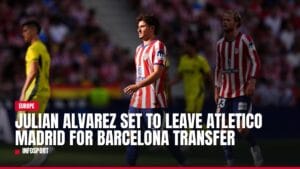 julian alvarez set to leave atletico madrid for barcelona transfer — news card