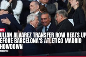 julian alvarez transfer row heats up before barcelona’s atletico madrid showdown — news card