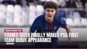 younes idder finally makes psg first team debut appearance — news card