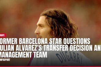 former barcelona star questions julian alvarez’s transfer decision and management team — news card