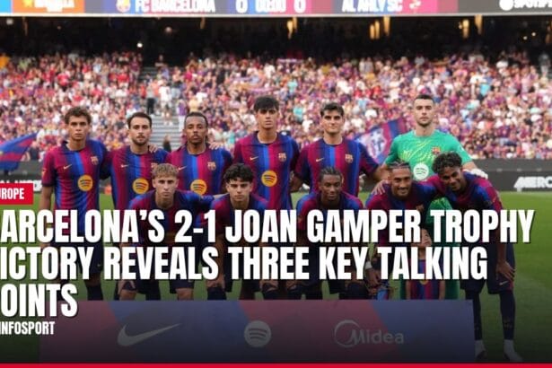 barcelona’s 2 1 joan gamper trophy victory reveals three key talking points — news card