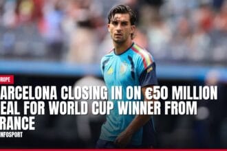 barcelona closing in on €50 million deal for world cup winner from france — news card