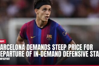 barcelona demands steep price for departure of in demand defensive star — news card