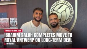 ibrahim salah completes move to royal antwerp on long term deal — news card