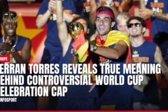 ferran torres reveals true meaning behind controversial world cup celebration cap — news card