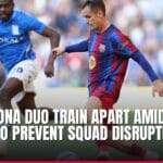 barcelona duo train apart amid exit plans to prevent squad disruption — news card