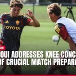 el aynaoui addresses knee concerns ahead of crucial match preparations — news card