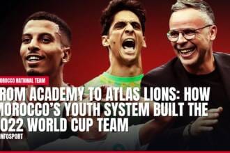 Morocco national team players and coach, 2022 World Cup story.