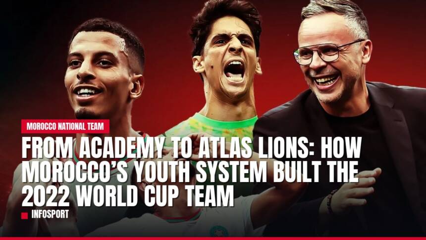 Morocco national team players and coach, 2022 World Cup story.