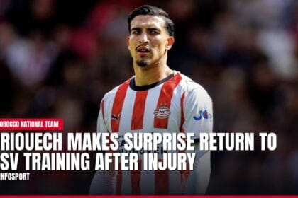 driouech makes surprise return to psv training after injury — news card