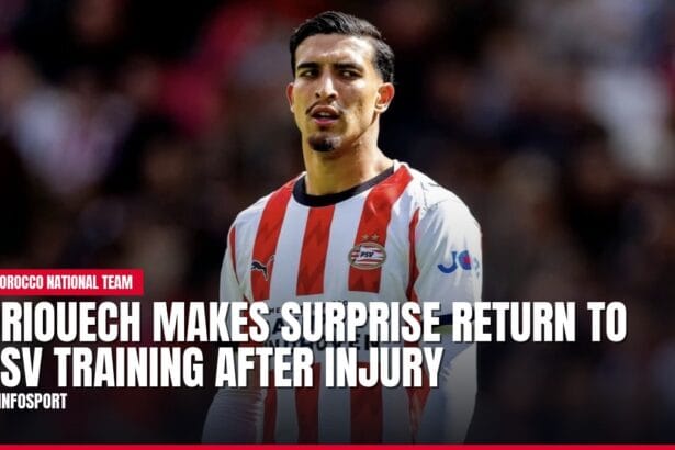 driouech makes surprise return to psv training after injury — news card