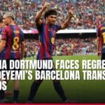 borussia dortmund faces regrets over adeyemi’s barcelona transfer fee demands — news card