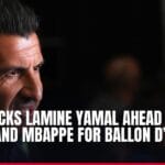 figo backs lamine yamal ahead of messi and mbappe for ballon d’or — news card
