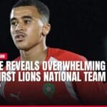 ouazane reveals overwhelming joy after first lions national team call up — news card