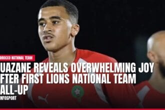 ouazane reveals overwhelming joy after first lions national team call up — news card