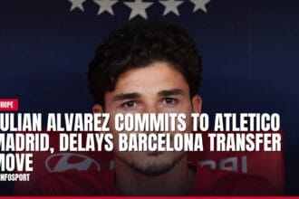 julian alvarez commits to atletico madrid, delays barcelona transfer move — news card