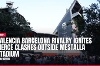 valencia barcelona rivalry ignites fierce clashes outside mestalla stadium — news card