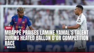 mbappé praises lamine yamal’s talent during heated ballon d’or competition race — news card