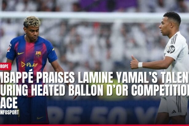 mbappé praises lamine yamal’s talent during heated ballon d’or competition race — news card