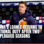 barcelona’s loanee returns to international duty after two injury plagued seasons — news card