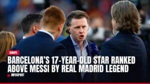 barcelona’s 17 year old star ranked above messi by real madrid legend — news card