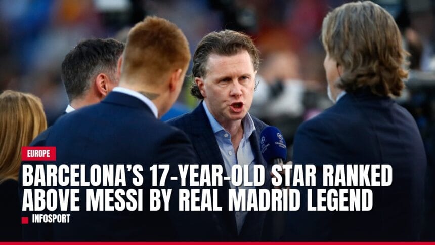 barcelona’s 17 year old star ranked above messi by real madrid legend — news card