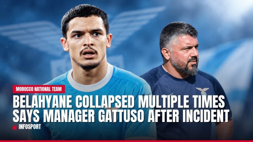 belahyane collapsed multiple times says manager gattuso after incident — news card