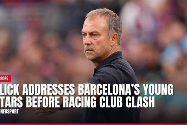 flick addresses barcelona’s young stars before racing club clash — news card