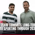 moncef zekri commits long term future to sporting through 2031 — news card