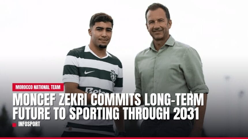 moncef zekri commits long term future to sporting through 2031 — news card