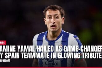lamine yamal hailed as game changer by spain teammate in glowing tribute — news card