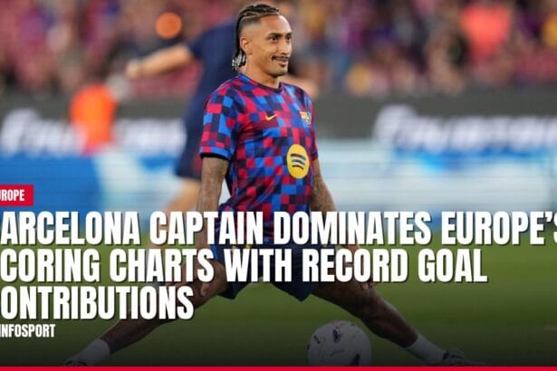 barcelona captain dominates europe’s scoring charts with record goal contributions — news card
