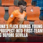 barcelona’s flick brings young la masia prospect into first team training before sevilla — news card
