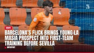 barcelona’s flick brings young la masia prospect into first team training before sevilla — news card