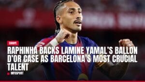 raphinha backs lamine yamal’s ballon d’or case as barcelona’s most crucial talent — news card