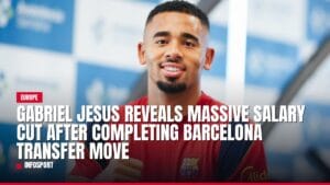 gabriel jesus reveals massive salary cut after completing barcelona transfer move — news card