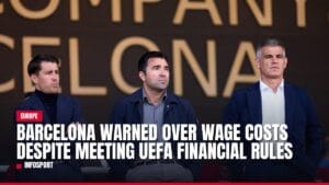 barcelona warned over wage costs despite meeting uefa financial rules — news card