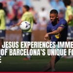 gabriel jesus experiences immediate impact of barcelona’s unique football culture — news card