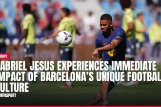 gabriel jesus experiences immediate impact of barcelona’s unique football culture — news card