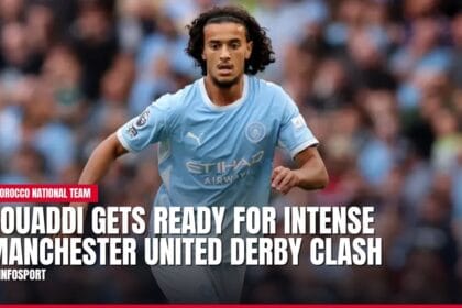 bouaddi gets ready for intense manchester united derby clash — news card