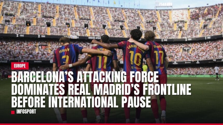 barcelona’s attacking force dominates real madrid’s frontline before international pause — news card